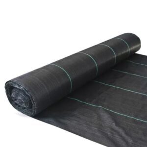 Tela Anti Ervas preta – Linhas verdes